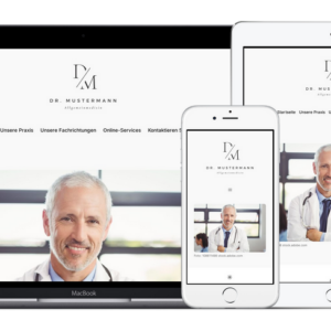 Homepage - Landingpage inkl. Impressum, Datenschutz und Kontakt