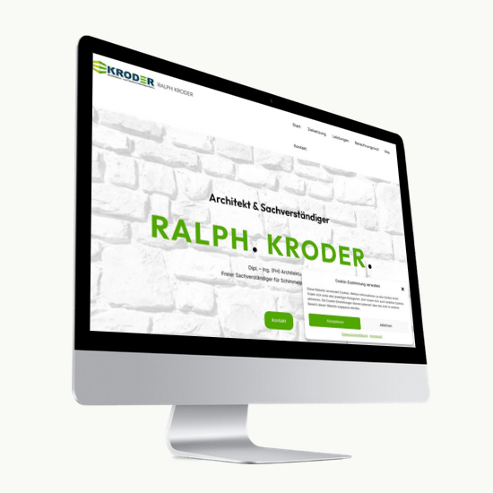 Eine Homepage für einen Architekten aus der Lichtenfelser Umgebung